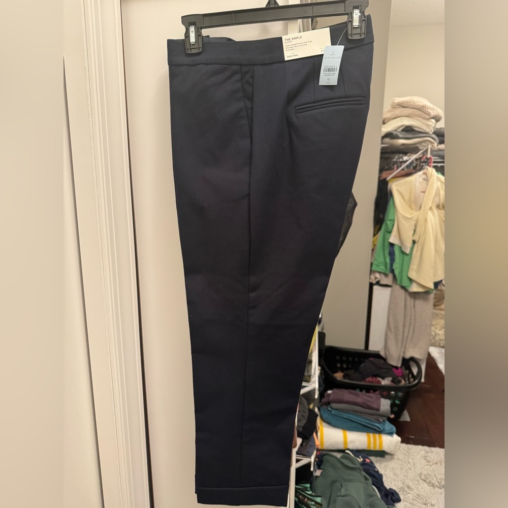 Ann Taylor Navy Ankle Pants